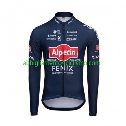 Uomo Maglia Ciclismo Maniche Lunghe 2022 Alpecin-Deceuninck N001