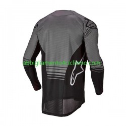 Uomo Maglia MTB Manica Lunga 2022 Alpinestars TECHSTAR GRAPHITE N001