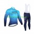 Uomo Completo Maglie e Calzamaglia con bretelle 2022 Astana Qazaqstan Team N001