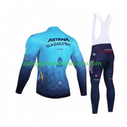 Uomo Completo Maglie e Calzamaglia con bretelle 2022 Astana Qazaqstan Team N001