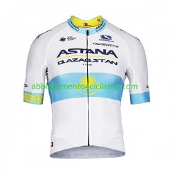 Uomo Maglia Ciclismo Maniche Corte 2022 Astana Qazaqstan Team N002