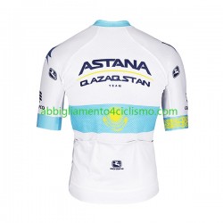 Uomo Maglia Ciclismo Maniche Corte 2022 Astana Qazaqstan Team N002