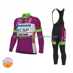 Uomo Invernale Completo Maglie e Calzamaglia con bretelle 2022 Bardiani-CSF N001