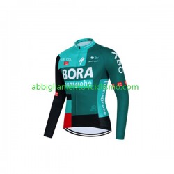 Uomo Maglia Ciclismo Maniche Lunghe 2022 Bora-Hansgrohe N001
