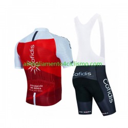 Uomo Completo Maglie e Salopette 2022 Cofidis Pro Team N001