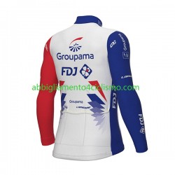 Uomo Maglia Ciclismo Maniche Lunghe 2022 Groupama-FDJ N001