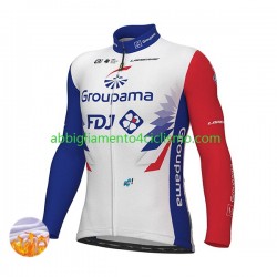 Uomo Maglia Invernale Ciclismo 2022 Groupama-FDJ N001