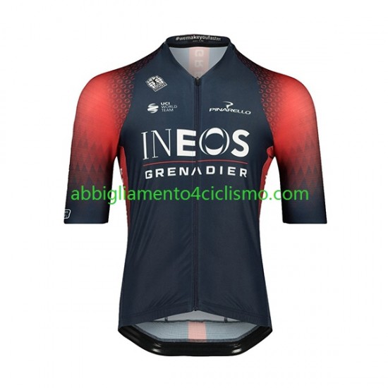 Uomo Completo Maglie e Salopette 2022 Ineos Grenadiers N001