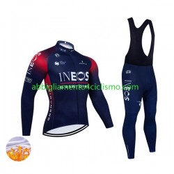 Uomo Invernale Completo Maglie e Calzamaglia con bretelle 2022 Ineos Grenadiers N001