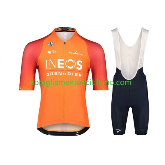 Uomo Completo Maglie e Salopette 2022 Ineos Grenadiers N002
