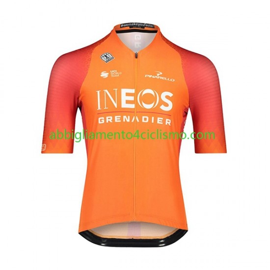 Uomo Completo Maglie e Salopette 2022 Ineos Grenadiers N002
