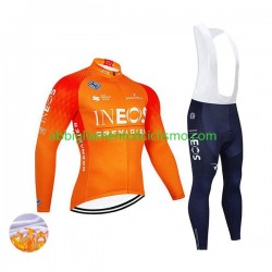 Uomo Invernale Completo Maglie e Calzamaglia con bretelle 2022 Ineos Grenadiers N002