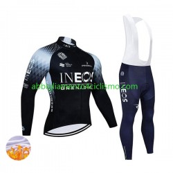 Uomo Invernale Completo Maglie e Calzamaglia con bretelle 2022 Ineos Grenadiers N003