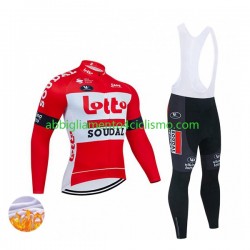 Uomo Invernale Completo Maglie e Calzamaglia con bretelle 2022 Lotto Soudal N001