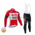 Uomo Invernale Completo Maglie e Calzamaglia con bretelle 2022 Lotto Soudal N001