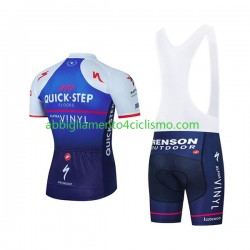 Uomo Completo Maglie e Salopette 2022 Quick-Step Alpha Vinyl Team N001