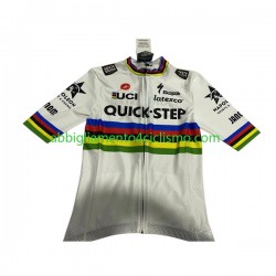 Uomo Maglia Ciclismo Maniche Corte 2022 Quick-Step Alpha Vinyl Team N002 Uomo Maglia Ciclismo Maniche Corte 2022 Quick-Step Alpha Vinyl Team N002