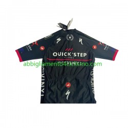 Uomo Maglia Ciclismo Maniche Corte 2022 Quick-Step Alpha Vinyl Team N003