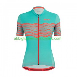 Donna Maglia Ciclismo Maniche Corte 2022 Santini Tono Profilo N001