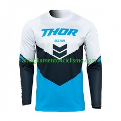 Uomo Maglia MTB Manica Lunga 2022 THOR SECTOR CHEV N003