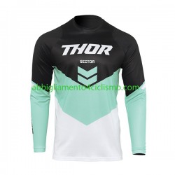 Uomo Maglia MTB Manica Lunga 2022 THOR SECTOR CHEV N004