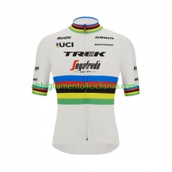 Uomo Maglia Ciclismo Maniche Corte 2022 TREK Segafredo N002