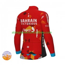 Uomo Maglia Invernale Ciclismo 2022 Team Bahrain Victorious N001