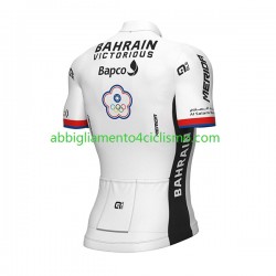 Uomo Maglia Ciclismo Maniche Corte 2022 Team Bahrain Victorious N002