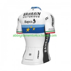 Uomo Maglia Ciclismo Maniche Corte 2022 Team Bahrain Victorious N003