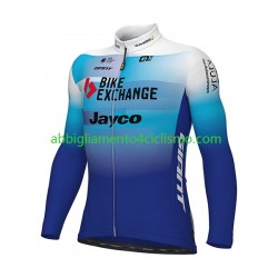 Uomo Maglia Ciclismo Maniche Lunghe 2022 Team BikeExchange-Jayco N001