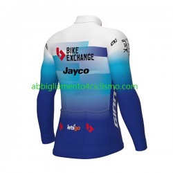 Uomo Maglia Ciclismo Maniche Lunghe 2022 Team BikeExchange-Jayco N001