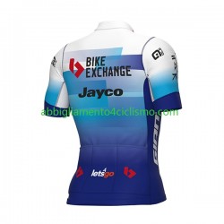 Uomo Maglia Ciclismo Maniche Corte 2022 Team BikeExchange-Jayco N001