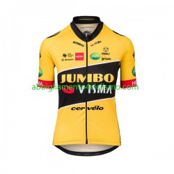 Uomo Maglia Ciclismo Maniche Corte 2022 Team Jumbo-Visma N001