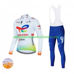 Uomo Invernale Completo Maglie e Calzamaglia con bretelle 2022 Team TotalEnergies N001