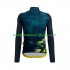 Uomo Maglia Ciclismo Maniche Lunghe 2022 Tour de France JAUNE N001