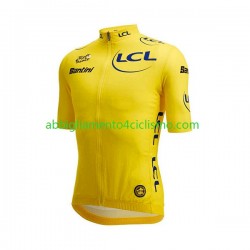 Uomo Maglia Ciclismo Maniche Corte 2022 Tour de France N002