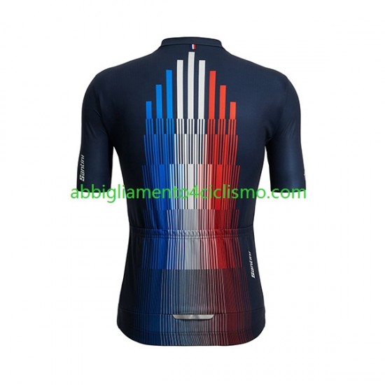 Uomo Maglia Ciclismo Maniche Corte 2022 Tour de France TRIONFO N001
