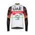 Uomo Maglia Ciclismo Maniche Lunghe 2022 UAE Team Emirates N001