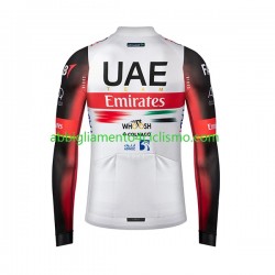 Uomo Maglia Ciclismo Maniche Lunghe 2022 UAE Team Emirates N001