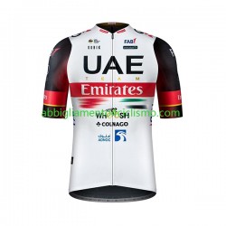 Uomo Maglia Ciclismo Maniche Corte 2022 UAE Team Emirates N001