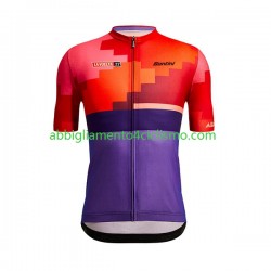 Uomo Maglia Ciclismo Maniche Corte 2022 Vuelta a Espana Alicante N001