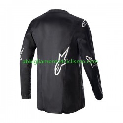 Uomo Maglia MTB Manica Lunga 2023 ALPINESTARS RACER GRAPHITE N001