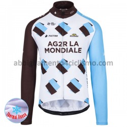 Maglia Invernale Ciclismo 2017 AG2R La Mondiale M001