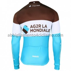 Maglia Ciclismo Maniche Lunghe 2018 AG2R La Mondiale M002