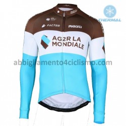 Maglia Invernale Ciclismo 2018 AG2R La Mondiale M002