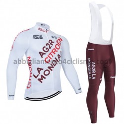 Completo Maglie e Calzamaglia con bretelle 2021 AG2R Citroen Team M001