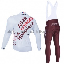 Completo Maglie e Calzamaglia con bretelle 2021 AG2R Citroen Team M001
