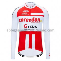 Maglia Ciclismo Maniche Lunghe 2019 Corendon–Circus M001
