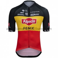 Maglia Ciclismo Maniche Corte 2021 Alpecin–Fenix M001