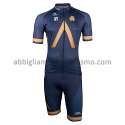 Completo Maglie e Salopette 2018 Aqua Blue Sport M001